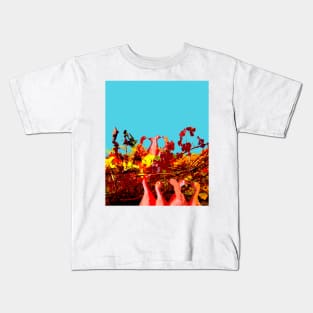 Gaggle in the Garden Kids T-Shirt